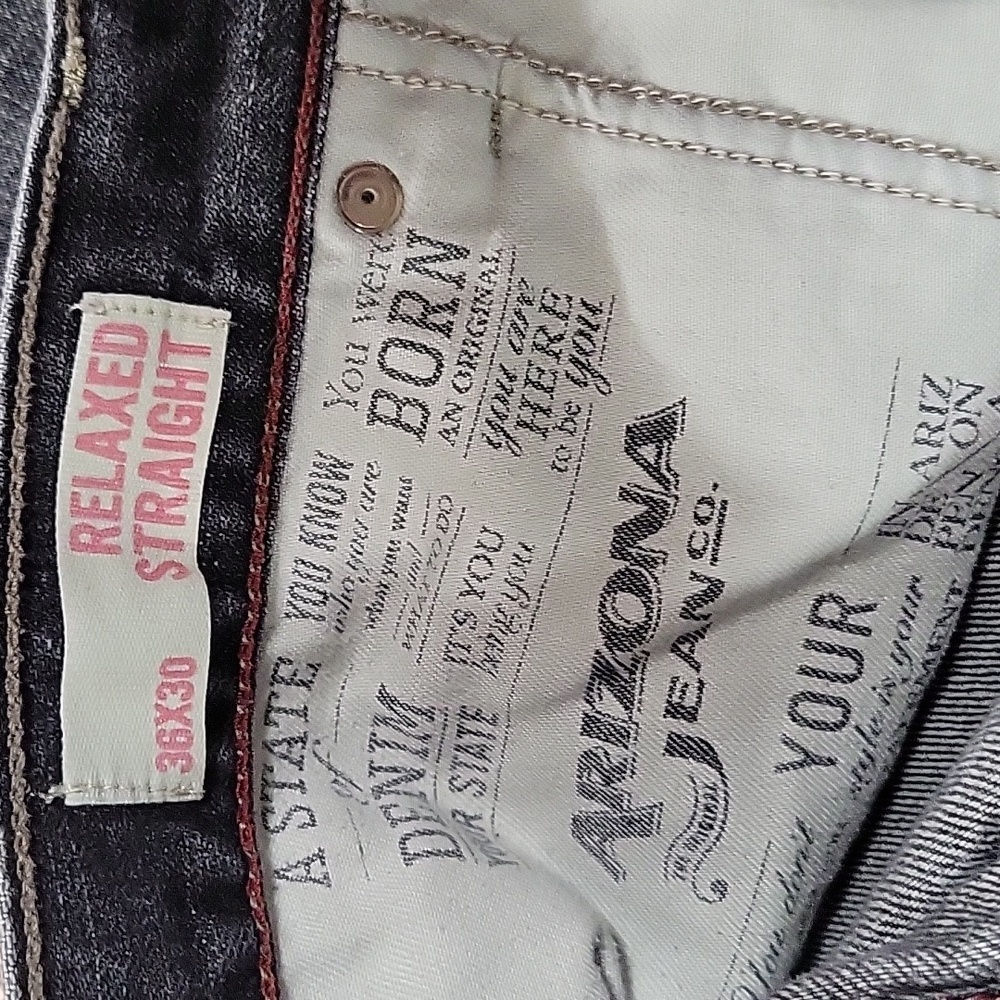 Men's Black Denim Jeans - Picture 6 of 6